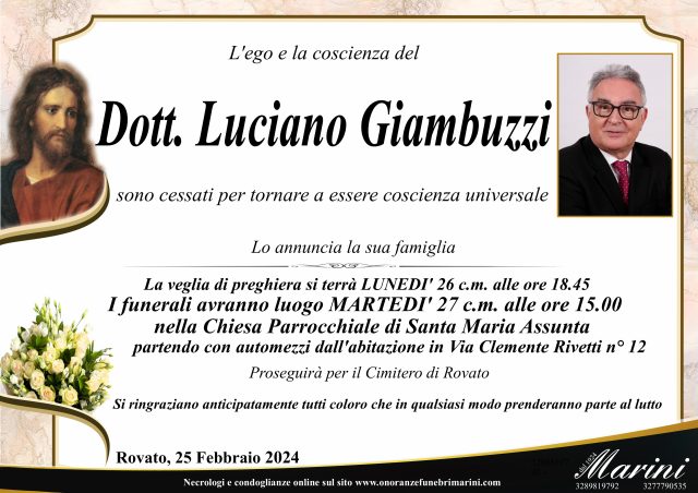 Dott. Luciano Giambuzzi